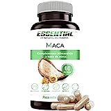 Maca Andina en Cápsulas. Potente Suplemento, 4.000mg Concentrado (4:1) Energía, Resistencia, Memoria, Líbido, Inmunidad y Equilibrio Hormonal - 60 Caps Fabricado en España.