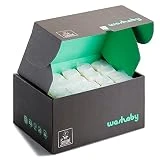 Washaby I Detergente Ecológico Lavadora en Cápsulas Para Ropa I Certificado Ecolabel de la UE I Cero Residuos y Sin Plásticos I Detergente Lavadora Ecológico Ropa Blanca y Color I Fragancia Floral