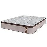 Cecotec Colchón Híbrido Flow 7990 Hybrid 90x190. Multicapa, Núcleo de Muelles Ensacados SpringCore y Viscoelástica ViscoCare+, Altura 30 cm, Firmeza Medio Alta, SeparateMuv & BreathSoft