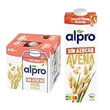 Alpro Bebida Vegetal de Avena sin azucar 6x1L