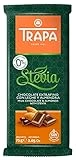 TRAPA - STEVIA. Chocolate Con Leche y Almendras Extrafino . Con Stevia, Sin Gluten y 0% Azúcares Añadidos. - 75 gr
