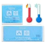 Gel Frío para Lesiones 2 en 1 Incluye Dos Bolsas de Gel de Diferentes Tamaños Ideales para la Nevera y el Microondas -Hielo para Lesiones con Compresas Reutilizables