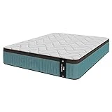 Cecotec Colchón Híbrido Flow 7900 Hybrid 90x190. Multicapa, Núcleo de Muelles Ensacados SpringCore y Viscoelástica ViscoCare+, Altura 30 cm, Firmeza Medio Alta, SeparateMuv & BreathSoft