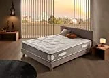 Colchón Simpur Royal Madeira 135x190 - Equilibrio Entre firmeza y suavidad - Muelles Ensacados adaptables y Visco Foam HR - 25 cm Grosor - Absorbe eficazmente Todo Movimiento