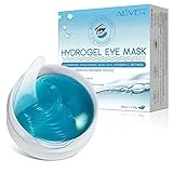 Mascara Para Los Ojos 60PCS Parches Ojos con Colágeno y Ácido Hialurónico, para las Arrugas, Ojeras, Bolsas de los Ojos y la Hinchazón, Hidratante, Anti Edad (Azul)