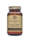 Solgar Vitamina e con Selenio (sin levadura) Cápsulas Vegetales (E3351) - Envase de 100 Cápsulas