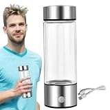 Botella De Agua De Hidrógeno, Portátil USB Hidrógeno Agua Ionizador, Botella De Agua Rica En Hidrógeno 450ML, Generador De Agua Antioxidante Antienvejecimiento Máquina, Para Deportes Al Aire Libre
