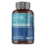 ProstaSure, Extracto de Saw Palmetto, 180 Cápsulas Vegetarianas - 6 Meses de Suministro, Serenoa Repens Enriquecido con Extracto de Semillas de Calabaza, Ortiga, Zinc, Vitamina D3 y Vitamina B6