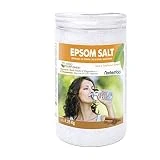 Nortembio Sal de Epsom Alimentaria 1,25 Kg. Magnesio para Tomar. Fuente de Vitaminas C y E + Extracto de Canela Ecológica. Sal de Higuera. Limpieza de Hígado. Cacito Dosificador Incluido.