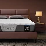 NOFFA Colchón Viscoelástico 90 x 190 - Altura 18cm - Transpirable y Duradero - Firmeza Media - Triple Soporte de Espuma - Ideal para Camas Nido