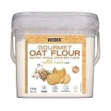 Weider Oat Gourmet. Harina de Avena Integral. Fuente de proteína con bajo contenido en azúcares. Sabor Galleta María (1,9 kg)