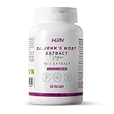 Hipérico Extracto de Hierba San Juan 900 MG - Hypericum perforatum - de HSN | 120 Cápsulas Vegetales 16 Gramos Equivalencia hoja, flor y tallo por Dosis Diaria | No-GMO, Vegano, Sin Gluten