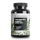 Ashwagandha ecológica KSM-66 600mg – 180 Cápsulas – Vegano – Auténtica baya del sueño de la India – Sin aditivos – Probada en laboratorio y fabricada en Alemania