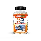 Healthy Fusion X3 Cúrcuma Con Glucosamina, Condroitina Y Colágeno | Potente Antiinflamatorio Y Analgésico Natural | Elimina El Dolor En Músculos | Articulaciones Y Huesos | 90 Cáps