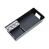 ZCLINKO Compatible con Lexus UX 250H 2019-2022 2023 Coche Consola Central Reposabrazos Caja de Almacenamiento Guantera Organizador para Accesorios de Tuning con Alfombrilla Antideslizante (Negro)