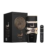 Lattafa Asad Original 100ml Perfume Árabe Para Hombre Incluye Atomizador 5ml Lacosvi Recargable, Perfume Oriental Intenso De Larga Duración
