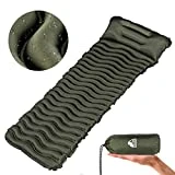 Unigear Esterilla Inflable Portatíl Colchón de Aire para Camping Acampa Colchones Hinchable Utraligero y Resistente Cama Colchoneta de Dormir al Aire Libre Viaje Playa