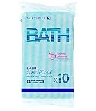 Suavipiel -120 Esponjas Jabonosas Desechables con Aloe Vera y Camomila | Viajes, Cuidado Personal | Gimnasio, Asistencia a Mayores | Azul, 10 Unidad, 12 Paquetes