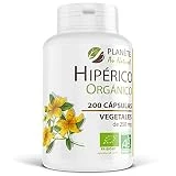 Hierba de San Juan - Hipérico Orgánico - 250 mg - 200 cápsulas vegetales - Planète au Naturel