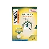 Leotron Magnesio - Triple acción. Energía, músculos y huesos. Complemento alimenticio con magnesio y vitaminas B1 y B6. 54 comprimidos efervescentes