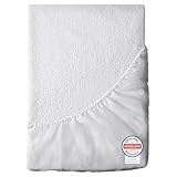 Dreamzie Protector Colchon 135x190 Impermeable Antiacaros Premium Made in EU & Oeko Tex Funda Colchon 135x190 Hipoalergénico, Anti-Bacteriano - Cubre Colchon 135x190