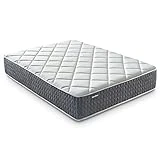 beloBed Colchon 135x190 cm Altura 24 cm con Viscolastica Alto Confort. Firmeza Media. Multicapa Transpirable. Nucleo de Espuma HR. Doble Cara. Reversible Invierno Verano DawnRest