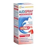 AUDISPRAY Ultra para eliminar y disolver el tapón de cerumen, Boquilla patentada desintegración rápida de cera de los oídos, 20 ml
