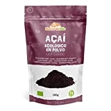 Bayas de Acai Orgánico en Polvo - Freeze-Dried - 100g. Pure Acaí Berry Powder Extracto crudo de la pulpa de la baya de açaí liofilizado. Bio cultivado en Brasil. Superalimento Ecológico.