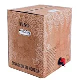 Vino Sin Alcohol Tinto 10L - Bag In Box Vino Tinto. Vino Sin Alcohol 0,0 de La Rioja. Vino Desalcoholizado, Saludable, con Antioxidantes y Todo el Sabor a Vino