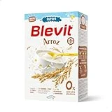 Blevit Rizcrem Arroz - Papilla de Cereales para Bebé con Crema de Arroz - Sin Gluten y Sin Azúcares Añadidos - Facilita la digestión - Desde los 4 meses - 250g