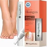 YogaMedic Tratamiento Antihongos para Uñas en Forma de Lápiz para Pies y Manos, Rápida Solución Antifúngica. Renueva Uñas Dañadas, Agrietadas, Quebradizas, Incrustadas y Descoloridas. Frasco de 4 ml