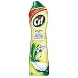 Cif Crema de micropartículas con aroma a limón, 500 ml, el embalaje puede variar