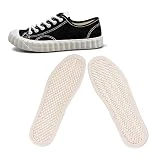 NIYANGLE 1 Par Zapato Plantillas Planas Cojín Desodorante Plantilla De Lufa Plantillas De Entrenamiento De Verano Inserciones De Carbón De Bambú Desechable Colchón De Aire Esponja Vegetal