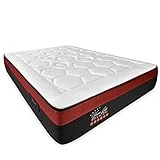 DUÉRMETE ONLINE - Colchón Viscoelástico Lite Premium, Grosor 30cm, Dureza y Confort Óptimos, Firmeza Intermedia-Alta, Antiácaros Antibacteriano e Hipoalergénico 105 x 190