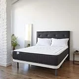 MAXCOLCHON Pack Colchón viscoelástico VISCO-Confort Plus de Alta firmeza y transpirabilidad, adaptabilidad Gradual con Tratamiento antiácaros con 27 cm de Altura + Almohada Viscoelástica (90X190)