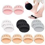 6 Pares Almohadilla Metatarsal de Nido Abeja,Metatarsianos Almohadillas,Coussinet Metatarsien,Almohadilla Metatarso Plantilla,Reutilizables Fabric Forefoot Pads,Prevención Alivio Dolor