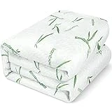 Utopia Bedding Protector Colchón 150 x 200 x 30 cm Impermeable Viscosa de Bambú, Certificación Oeko-Tex Funda Colchón, Cubre Colchón Transpirable, Elástico En Todo El Contorno