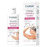Evolsin Champú para Psoriasis y Eczema I 250ml I SIN CORTISONA I Producto sanitario I Alivia el picor del cuero cabelludo seco, irritado y con eczema, neurodermatitis y psoriasis