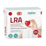 SAKAI- Levadura Roja de Arroz- Con Monacolina K, Policosanol, Coenzima Q10 y Gugul- Controla los niveles de Colesterol- Antioxidante natural- Vitaminas E, Ácido Fólico- Colesterol sano - 60 Cápsulas