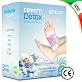 Parches Detox Para Los Pies, Novedad Los Unicos Con La Sal Del Himalaya Originales, Ingredientes 100% Naturales y Adelgazantes, KENLOOP Con Quintaesencia De Bambú, Eliminan Toxinas,