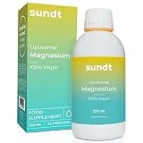 Magnesio liposomal y Optinerve en forma líquida para una rápida regeneración y un metabolismo reforzado - Frasco de 250 ml - 50 aplicaciones - Vegano y sin OGM - Sundt Nutrition
