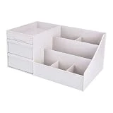 Portátil Joyero caja de almacenamiento Caja de almacenamiento cosmético Productos para el cuidado de la piel Máscara facial Perfume Lipstick Rack Baño de baño Tocador de mesa de embarque Caja de Almac