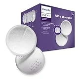 Philips Avent SCF254/61 - Discos absorbentes de lactancia desechables, pack de 60 discos absorbentes para usar de día o de noche, Blanco