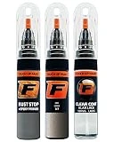 FIRANTO Kit de Pintura de Retoque Coche para Lexus 1J7 Atomic Silver, Set de Reparación de Rayones y Arañazos Incluye 15 ml Bolígrafo para Retocar Pintura Coche, Primer y Barniz