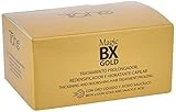 Tahe Magic BX Gold Tratamiento Capilar Redensificador Hidratante de Larga Duración, Caja de 5 Ampollas 10 ml. Brillo Infinito, Melena Densa, Suavidad Extrema