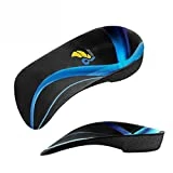 QBK Plantillas Fascitis Plantar Hombre Mujer 3/4 Soporte Arco Alto Almohadilla Plantar Soporte de Arco Firme para Pies Planos Pronador Espolon Calcaneo Aliviar Dolor Plantillas Metatarsalgia, M