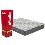 PIKOLIN Colchón sostenible muelles ensacados con Viscofoam 28cm | Confort Alto I Independencia de lechos I Alta transpirabilidad I Firmeza Media y Tejido Seaqual | Modelo Galeón I 150x190