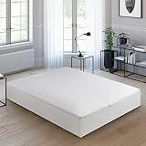 ROYAL SLEEP Canapé Abatible (150x190) Montaje y Retirada de Usado, Gran Capacidad, Tapa 3D Transpirable, Color Blanco