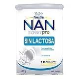 Nestlé NAN Sin Lactosa para Bebés, 6x400g