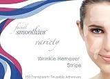 Facial Smoothies VARIETY Tiras removedoras de arrugas – 160 parches antiarrugas en 6 formas